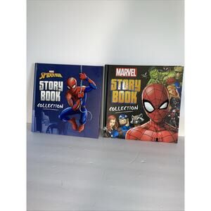 Lot Of 2 Marvel Spider-Man Storybook Collection Spiderman Children